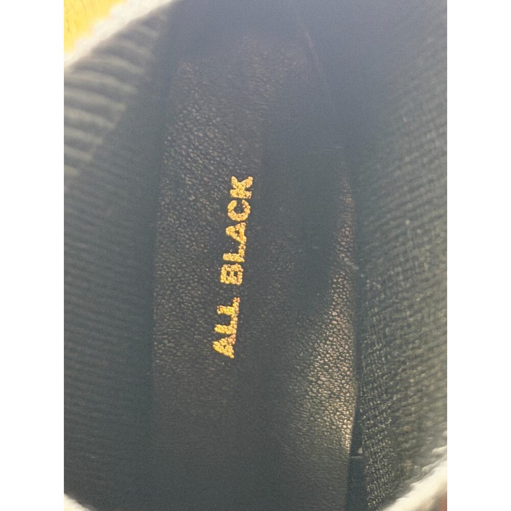 NIB ALL BLACK Black Flatform Sock Chelsea Platform Boots #0373 EU 39 - Picture 8 of 8